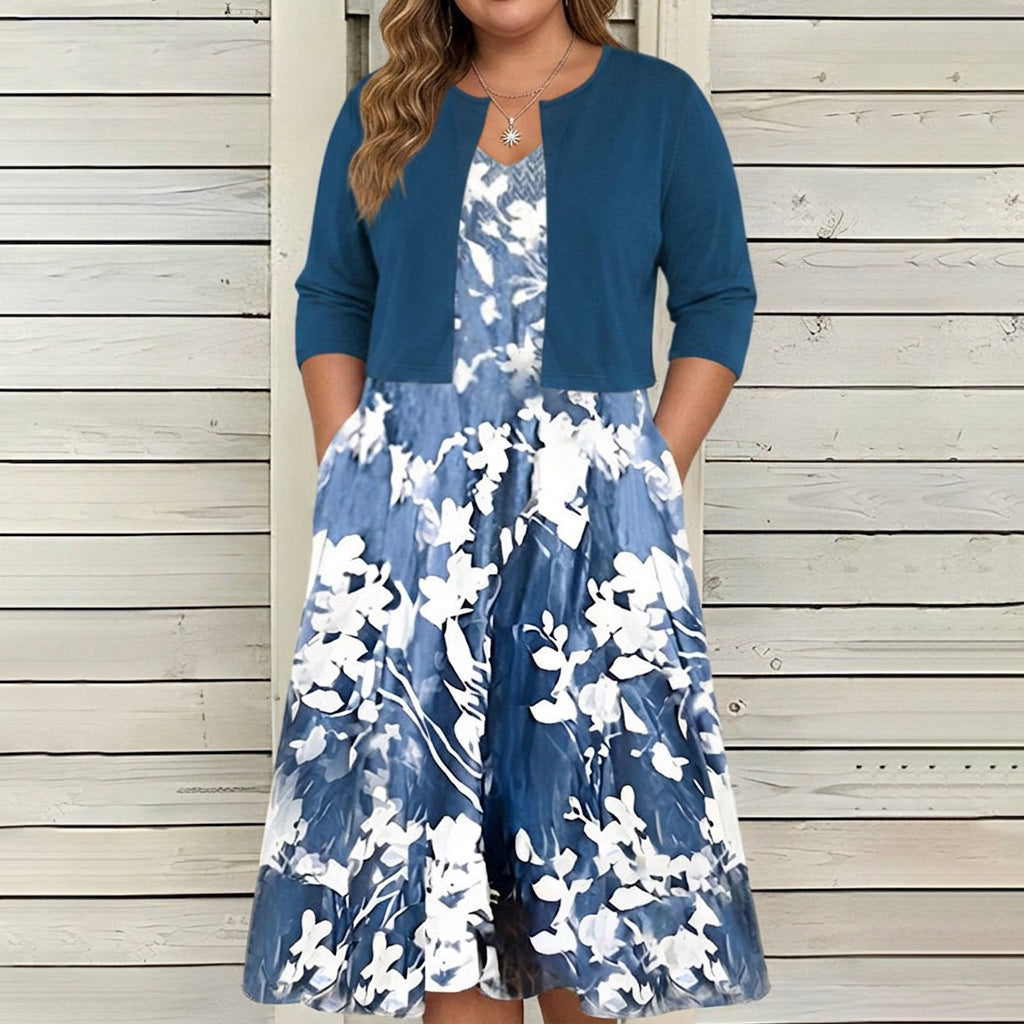 Madelyn | Floral Sleeveless Two-Piece Set