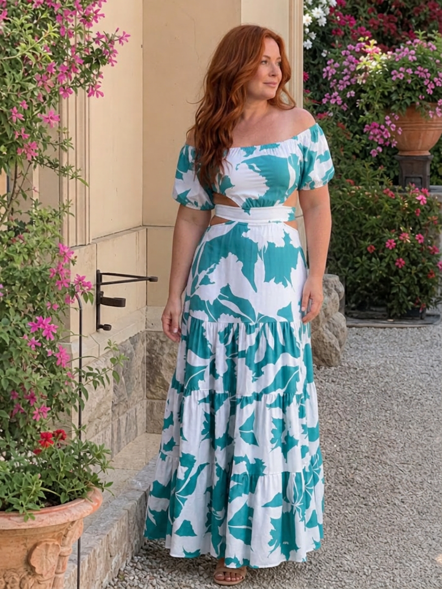 Cassidy | Floral Off-Shoulder Maxi Dress