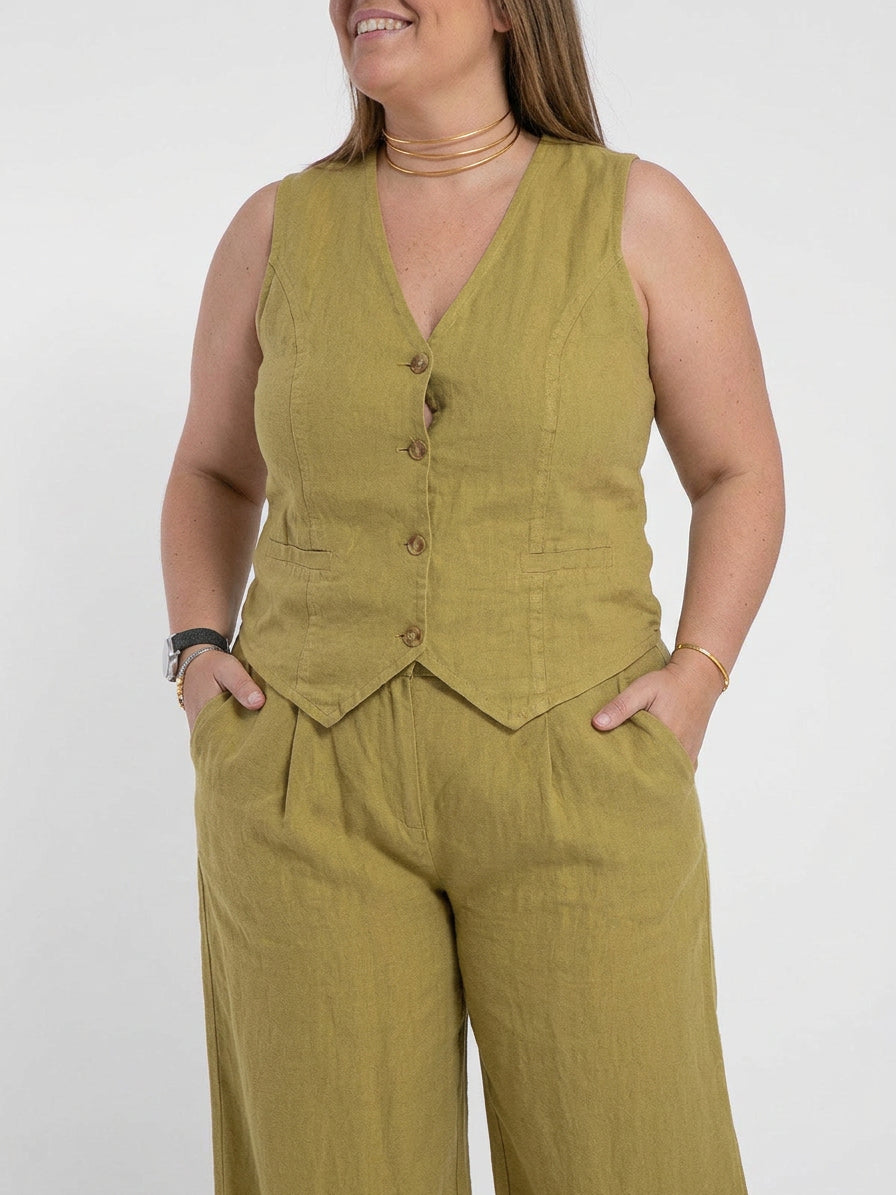 Chloe | Linen Two-Piece Set