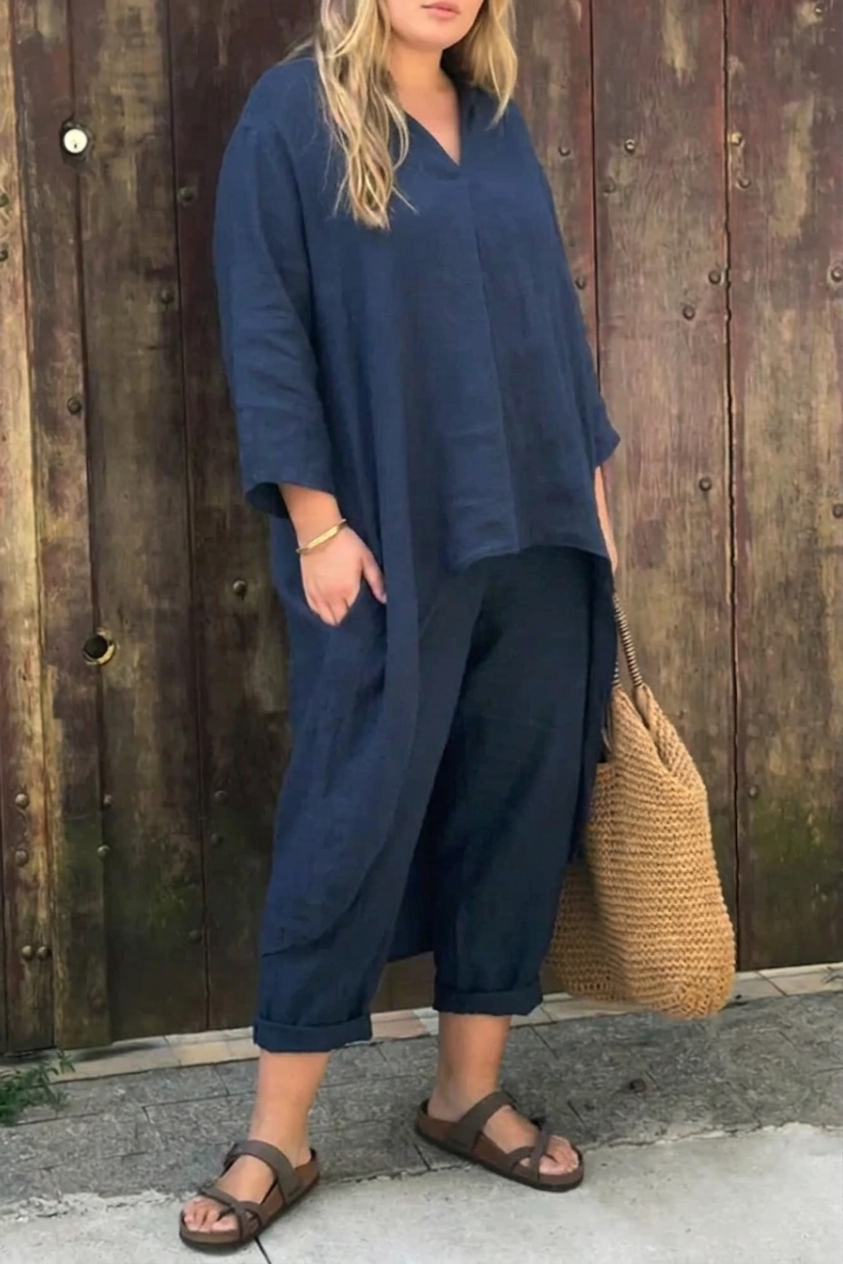Zoey | Linen Two-Piece Set