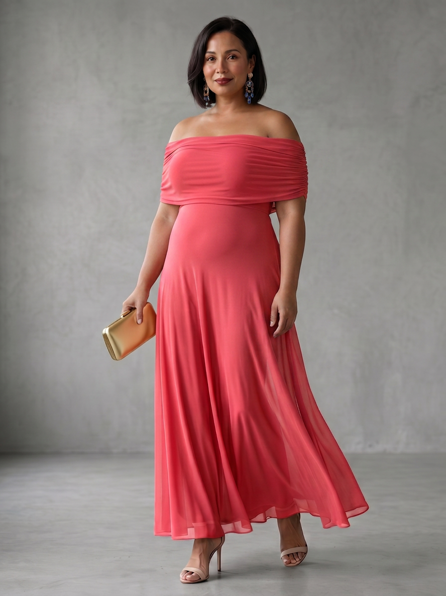 Casey | Off-Shoulder Maxi Dress