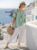 Mila | Linen Striped Two-Piece Set