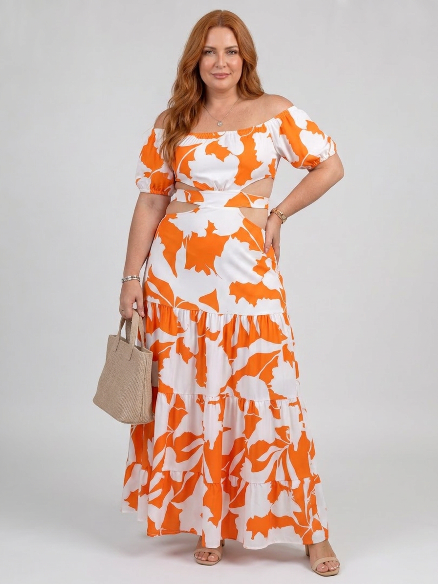 Cassidy | Floral Off-Shoulder Maxi Dress
