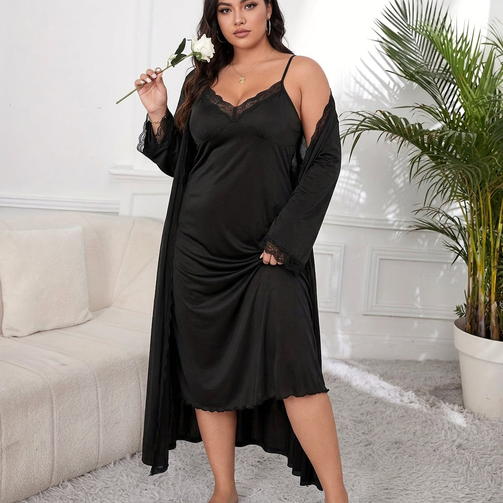 Elsie | Satin Two-Piece Pyjama Set