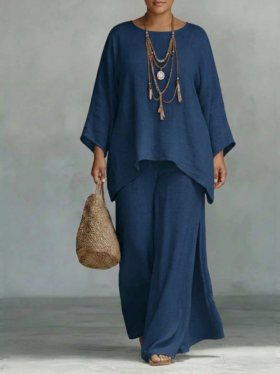 Natalia | Linen Two-Piece Set