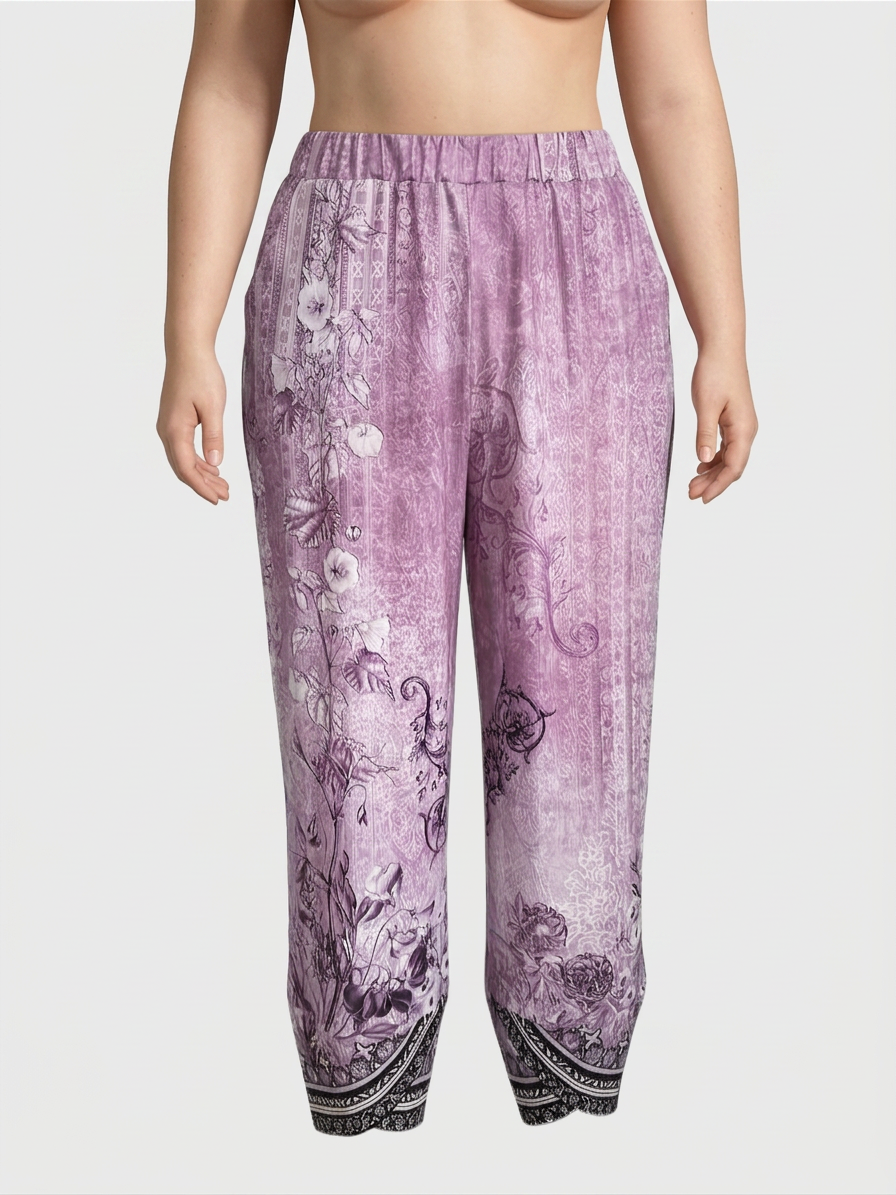 Alana | Floral Tapered Pants