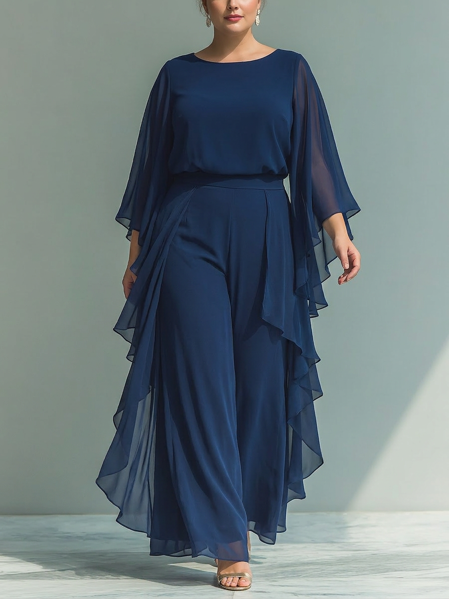 Kaitlyn | Chiffon Two-Piece Set