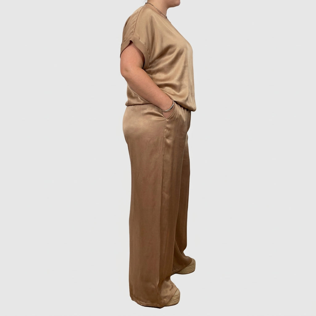 Janice | Satin Two-Piece Set
