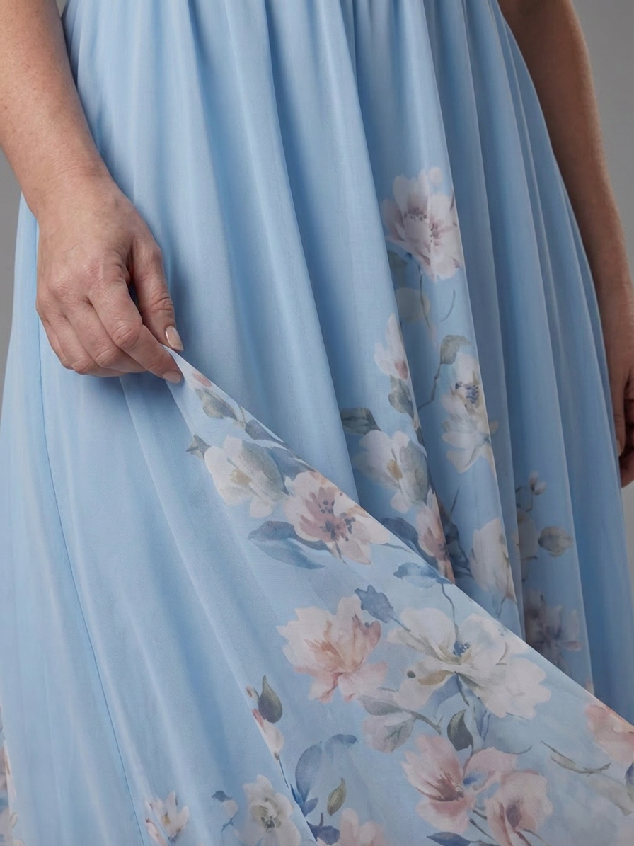 Larissa | Floral V-Neck Maxi Dress