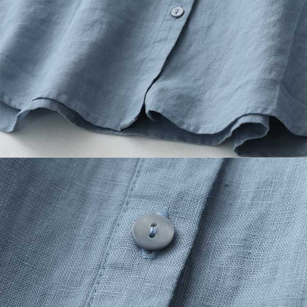 Mackenzie | Denim V-Neck Shirt