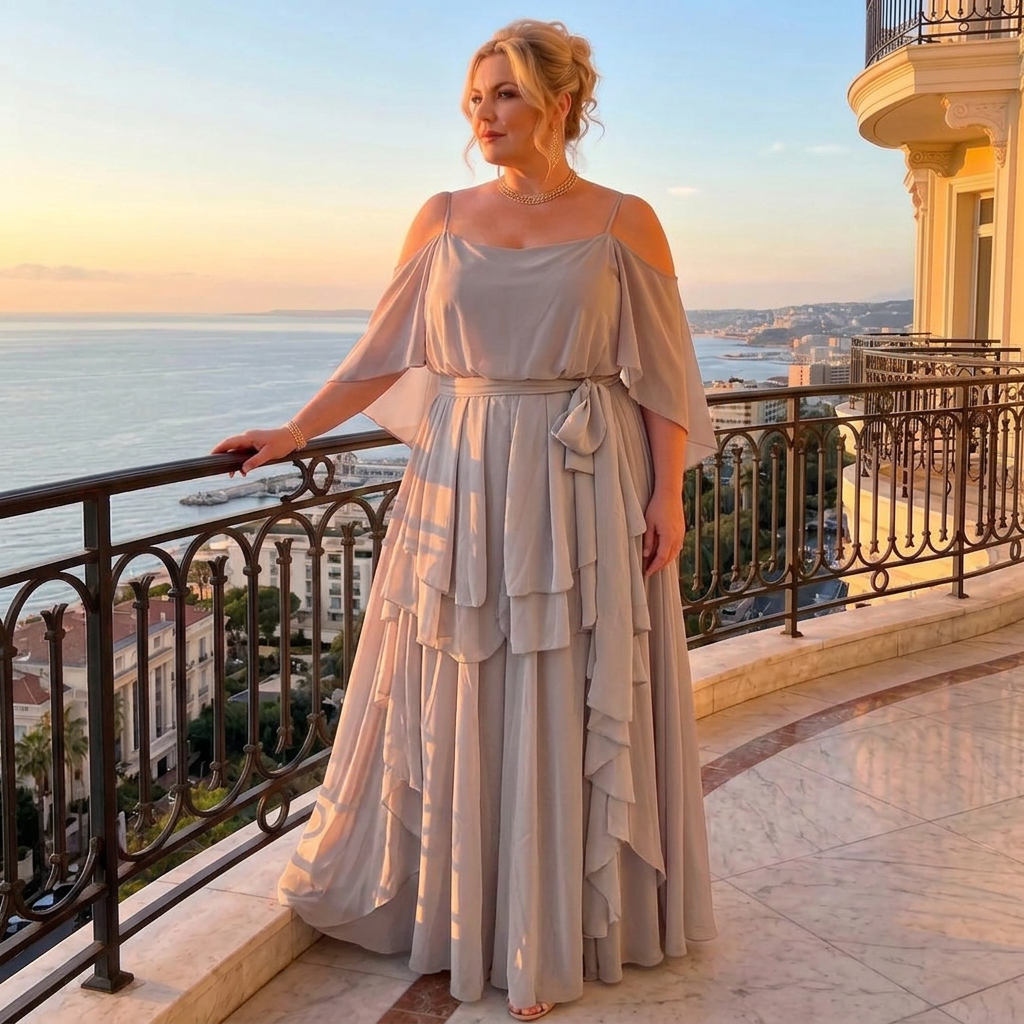 Opal | Chiffon Two-Piece Skirt Set