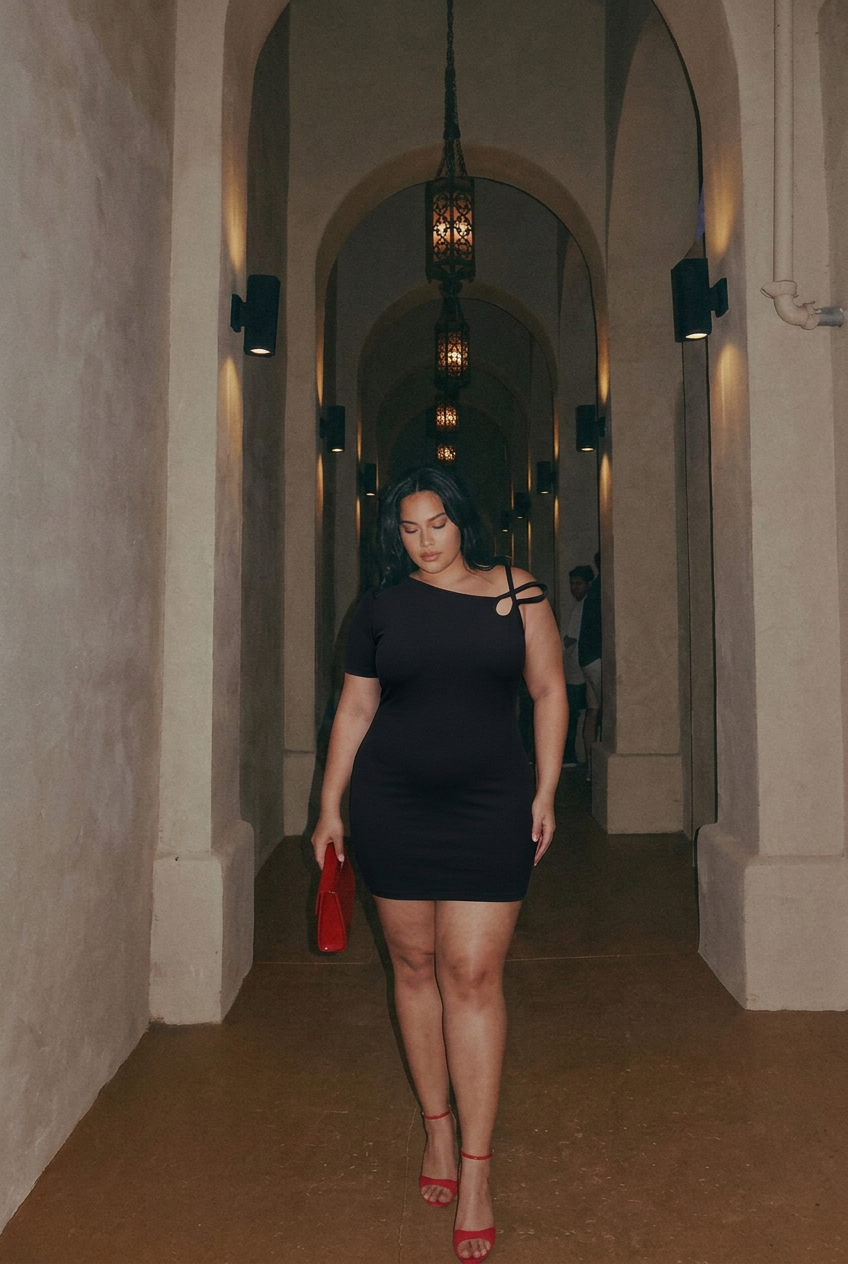 Marina | One-Shoulder Mini Dress