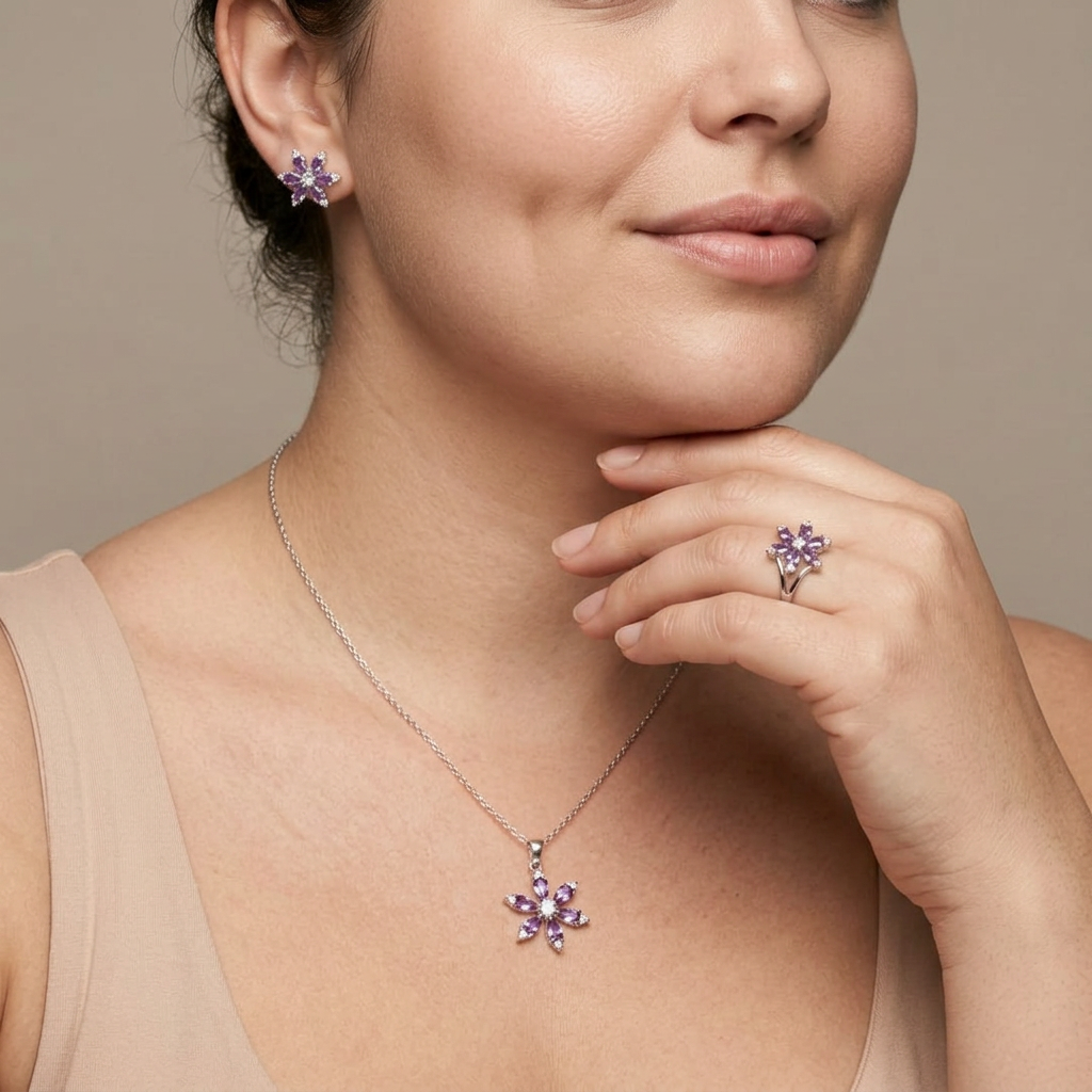 Katie | Necklace, Earring and Ring Set for Women