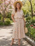 Katelyn | Floral Collared Midi Dress