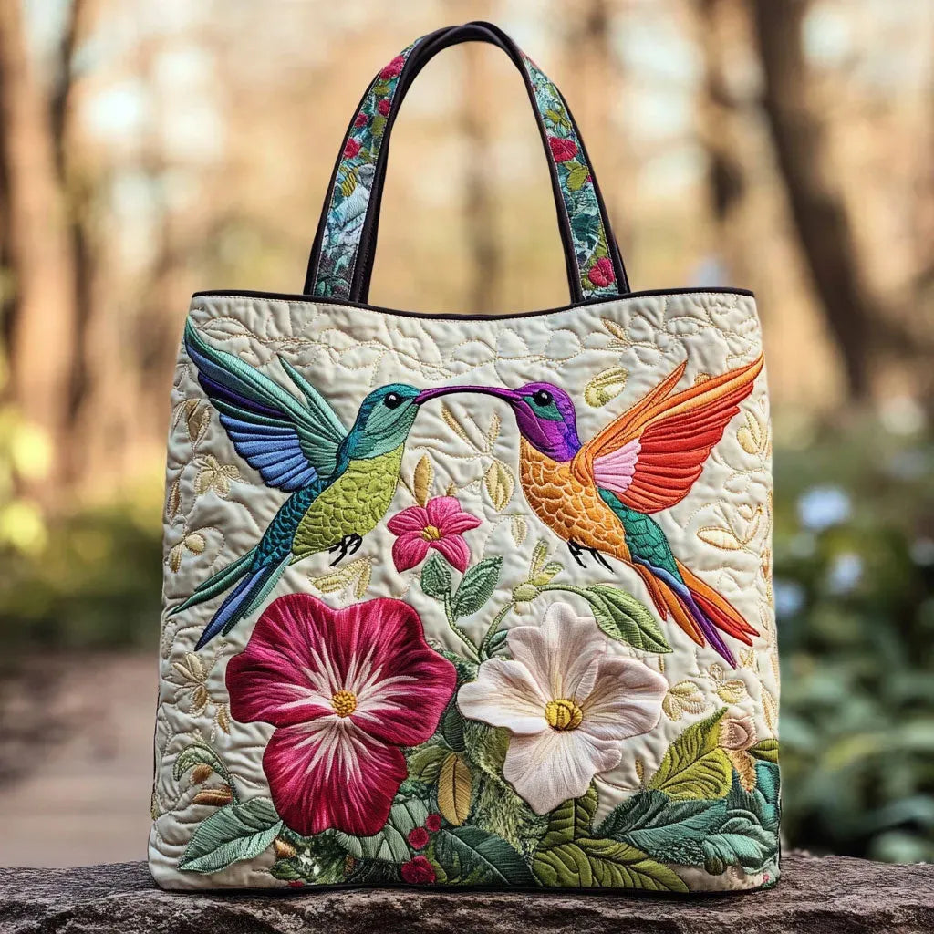 Selina | Morning Glory Quilted Tote Bag