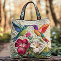 Selina | Morning Glory Quilted Tote Bag