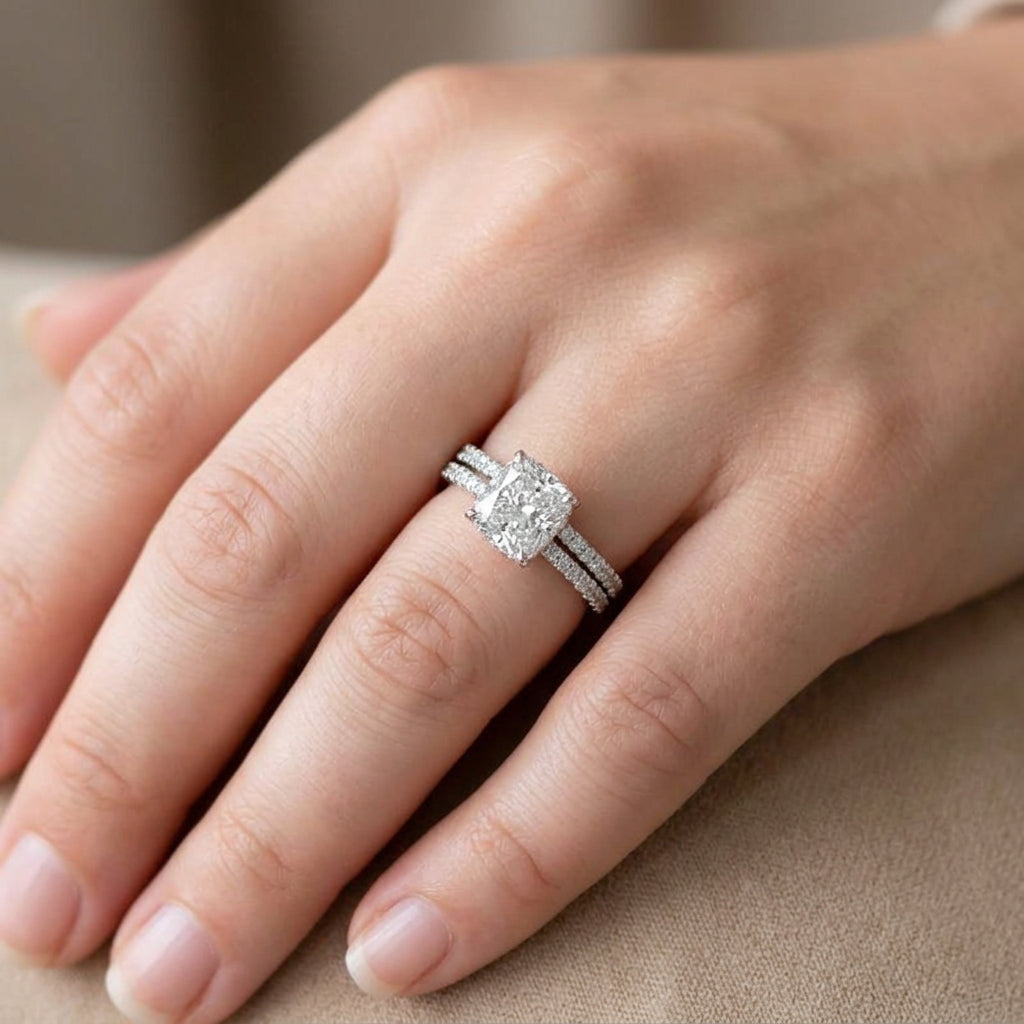 Diane | Stacking Cubic Zirconia Ring Set for Women