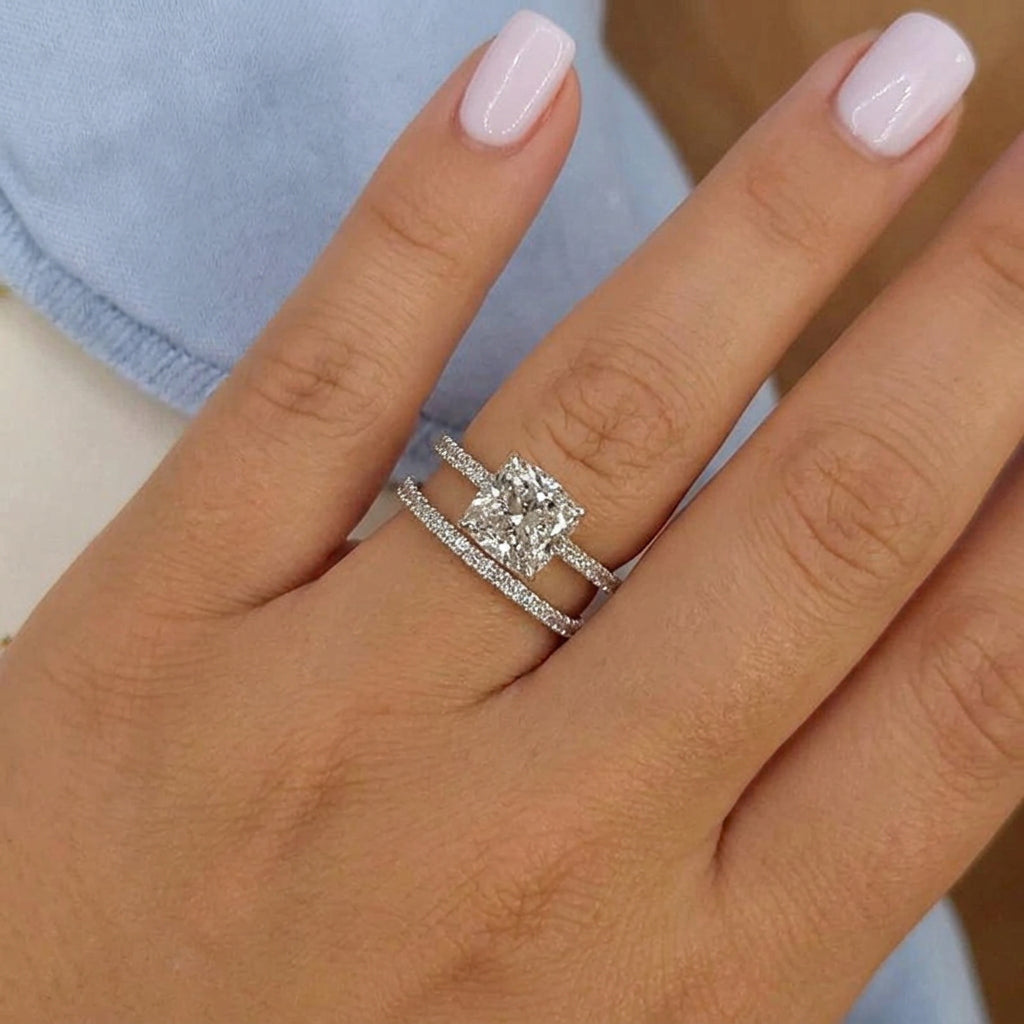 Diane | Stacking Cubic Zirconia Ring Set for Women