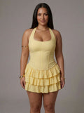 Riley | Halter Mini Dress