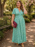 Eliana | Floral V-Neck Maxi Dress