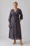 Felicity | Paisley V-Neck Maxi Dress