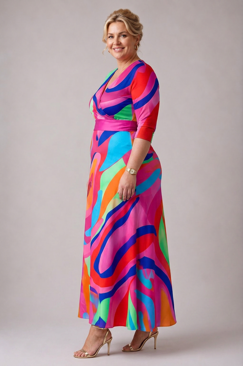 Amy | V-Neck Maxi Dress