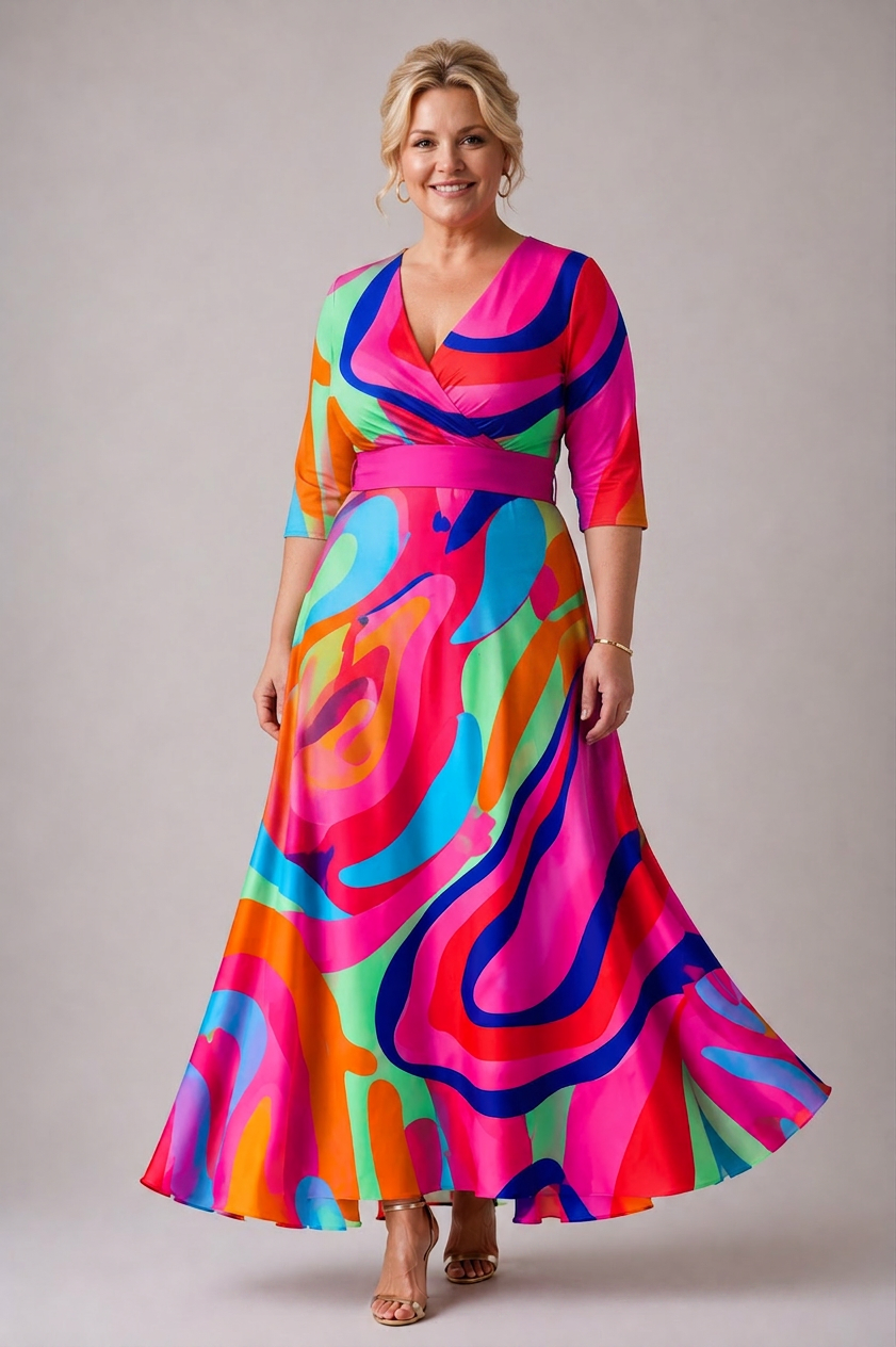 Amy | V-Neck Maxi Dress