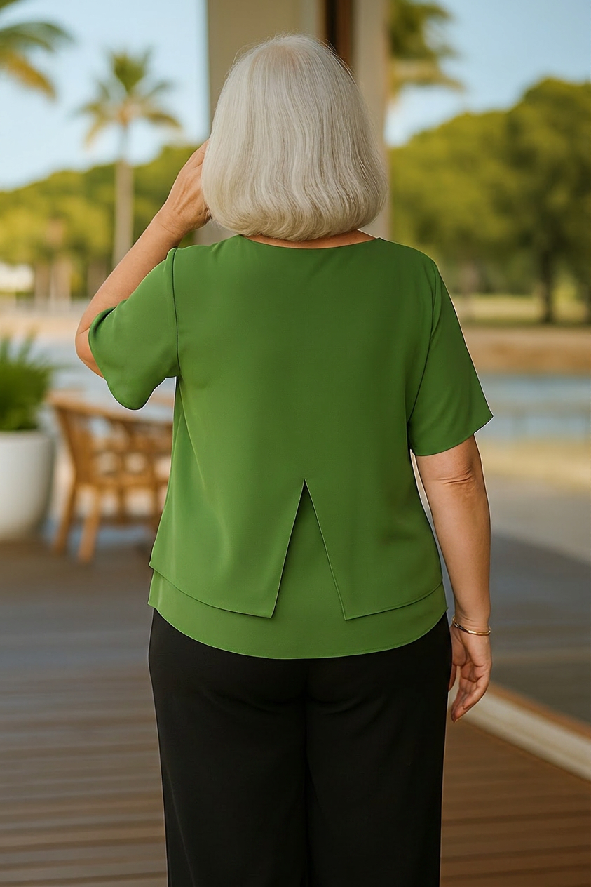 Alice | Round Neck Blouse