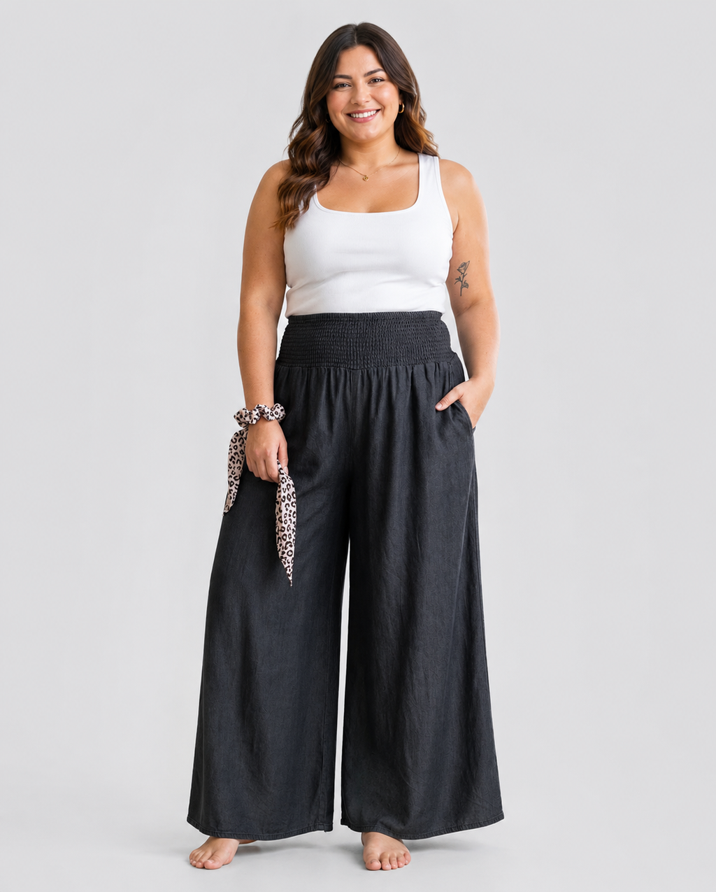 Paisley | Smock Palazzo Pants