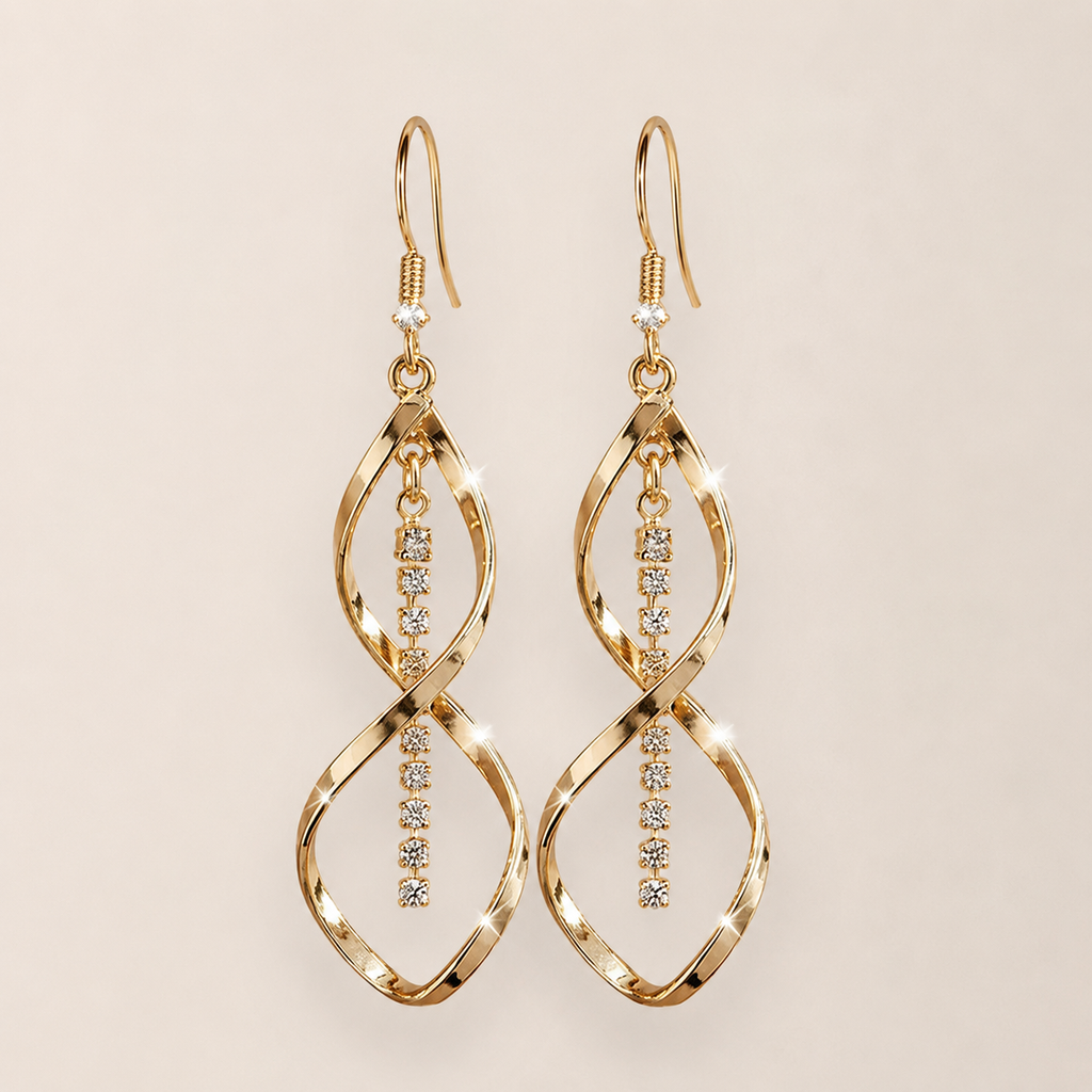 Tessa | Drop Cubic Zirconia Earrings for Women