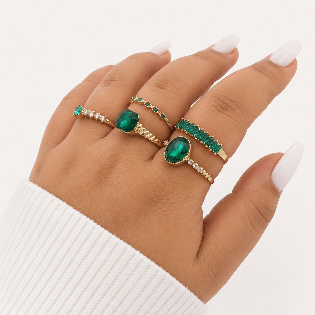 Mila | Stacking Ring Set for Women