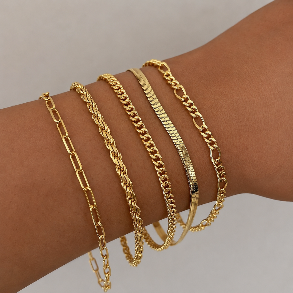Tatum | Chain Bracelet Set for Women