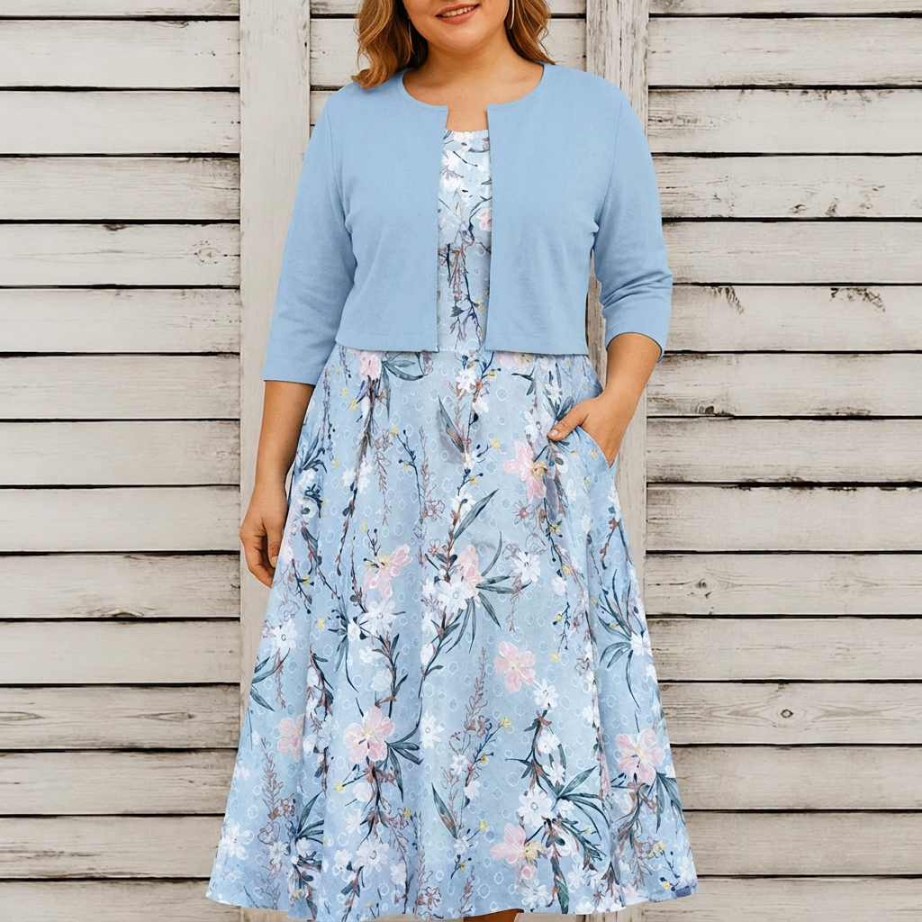 Lucy | Floral Sleeveless Two-Piece Set