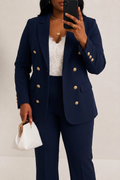 Regina | Lace Sleeveless Two-Piece Trouser Suit