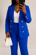 Eliana | Lace Sleeveless Two-Piece Trouser Suit