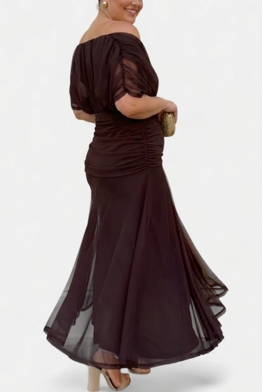 Mara | Floral Off-Shoulder Maxi Dress