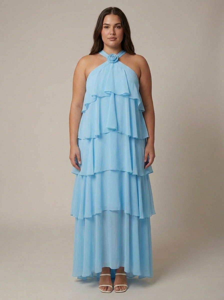 Thea | Halter Maxi Dress