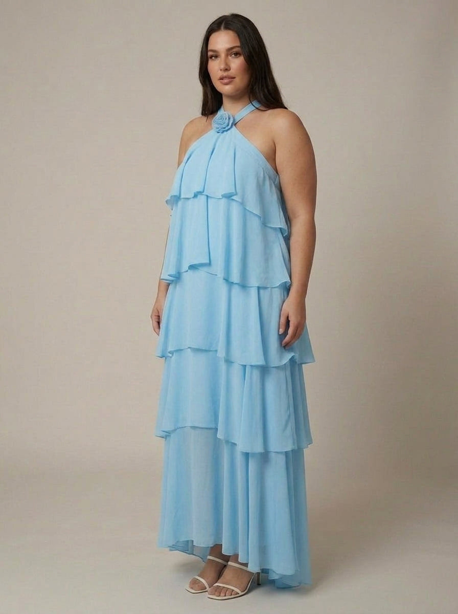 Thea | Halter Maxi Dress