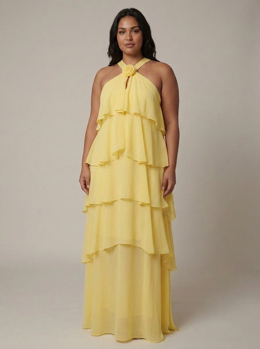 Thea | Halter Maxi Dress