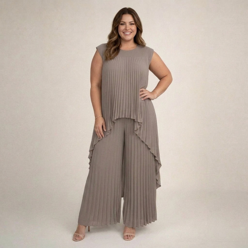 Cynthia | Sleeveless Two-Piece Set