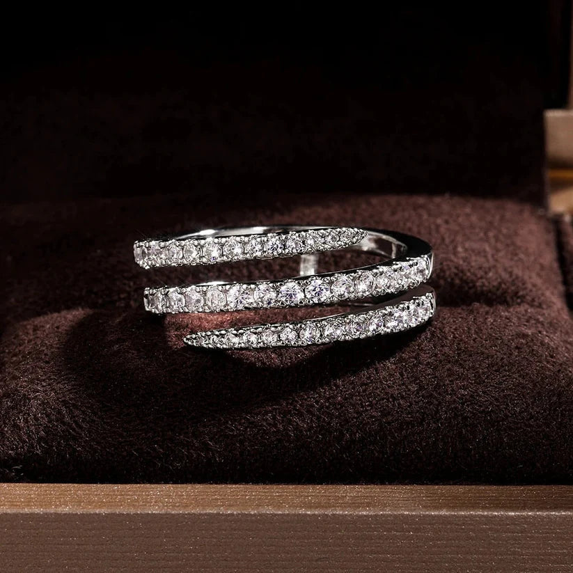 Samantha | Band Cubic Zirconia Ring for Women