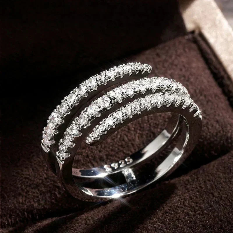 Samantha | Band Cubic Zirconia Ring for Women