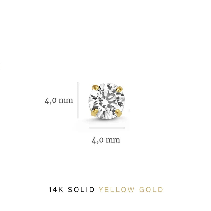 Kara | Huggie Hoop Cubic Zirconia Earring Set for Women