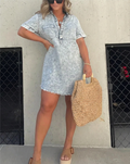 Tara | Collared Mini Dress