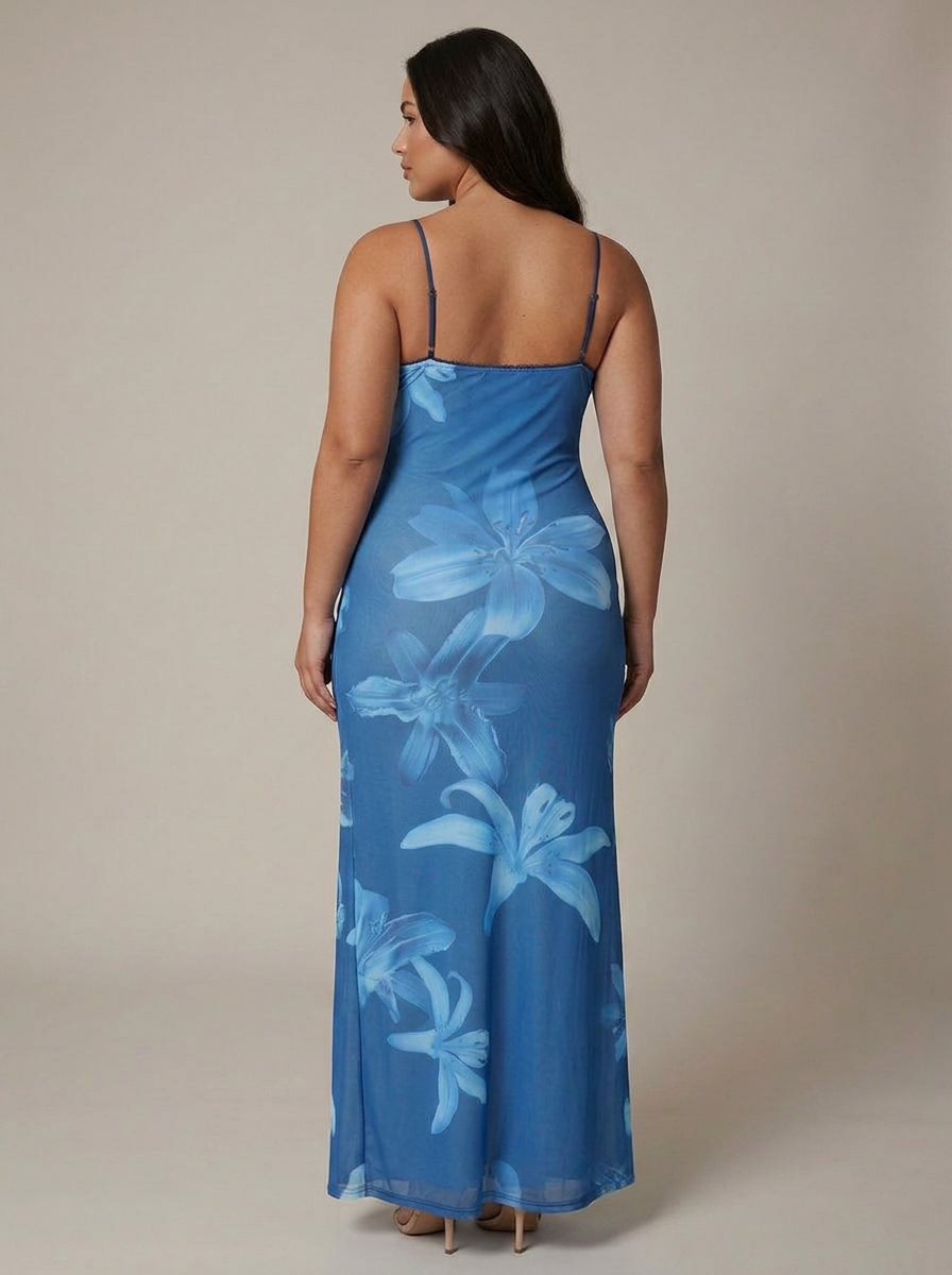 Carol | Floral V-Neck Maxi Dress