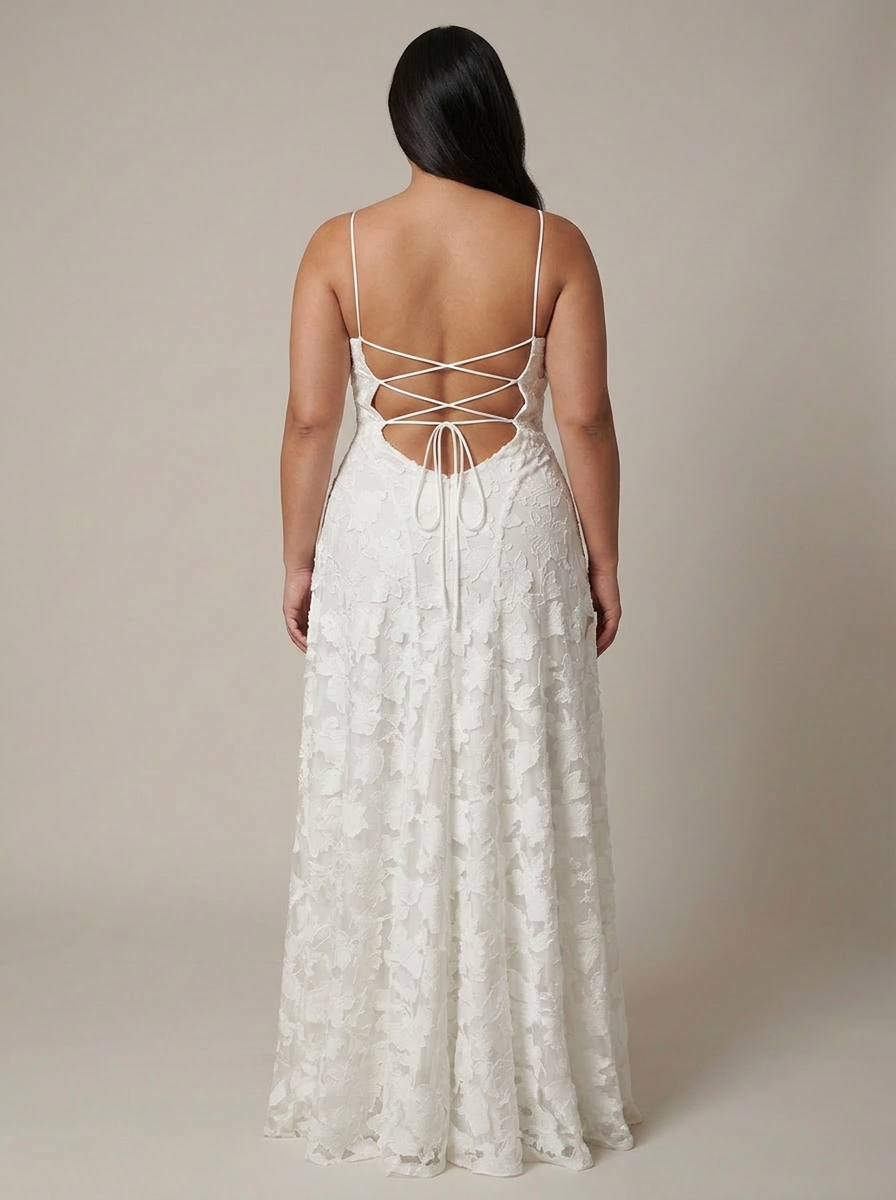 Fallon | Lace Floral Cowl Neck Maxi Dress