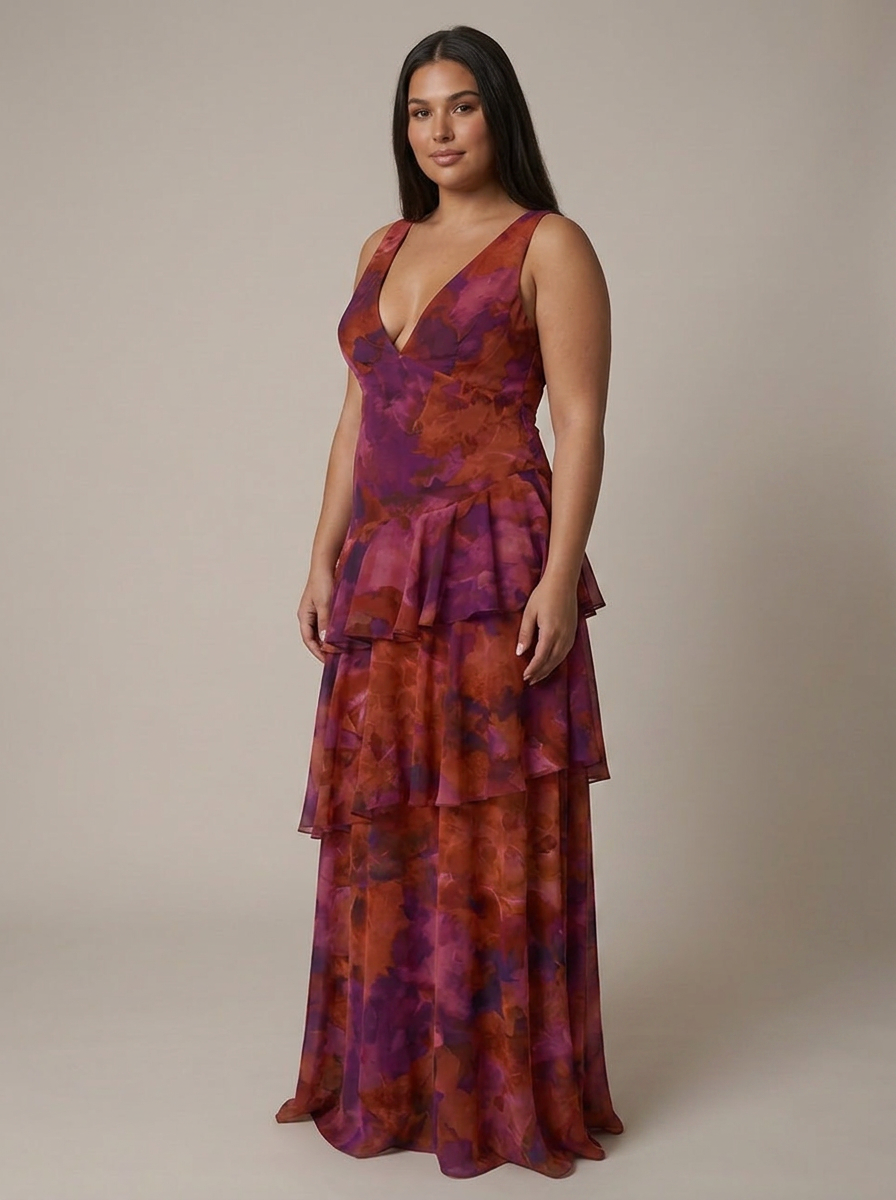 Gianna | V-Neck Maxi Dress