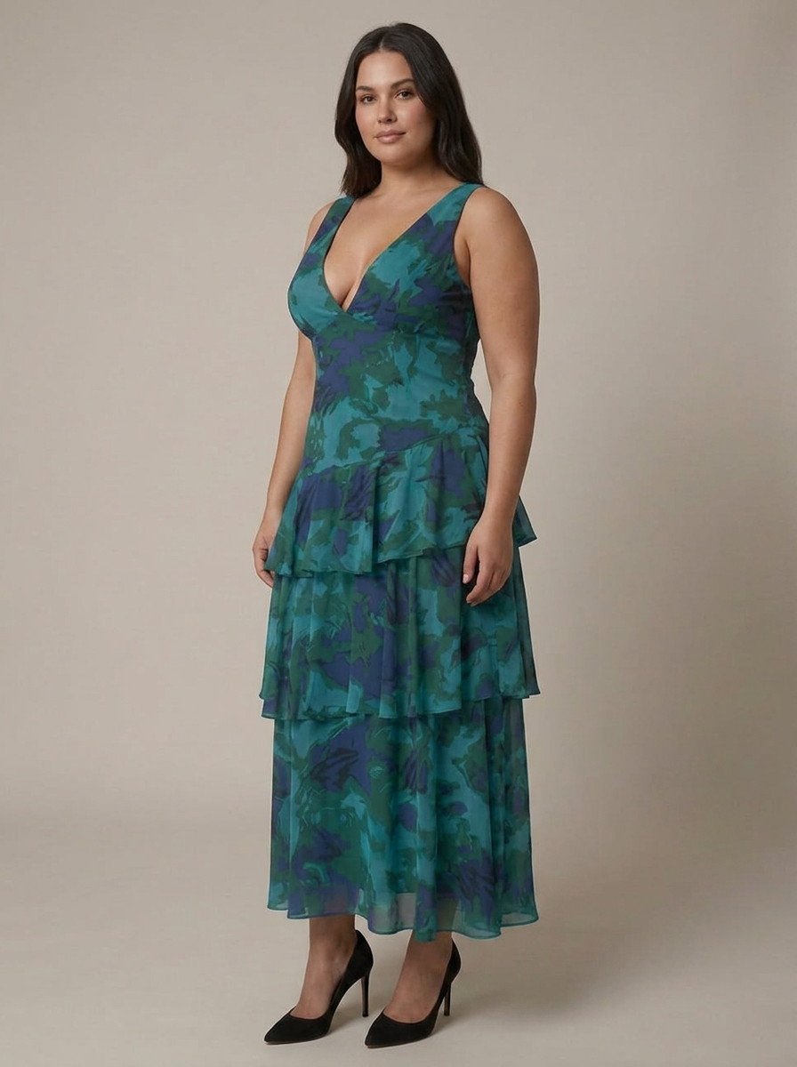 Gianna | V-Neck Maxi Dress