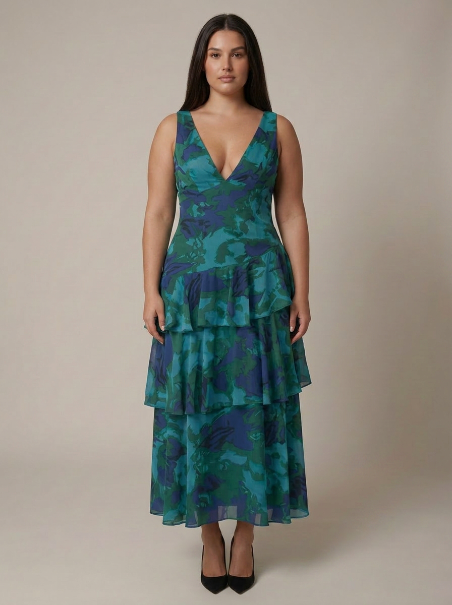 Gianna | V-Neck Maxi Dress