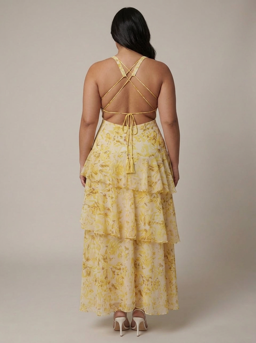 Gianna | V-Neck Maxi Dress